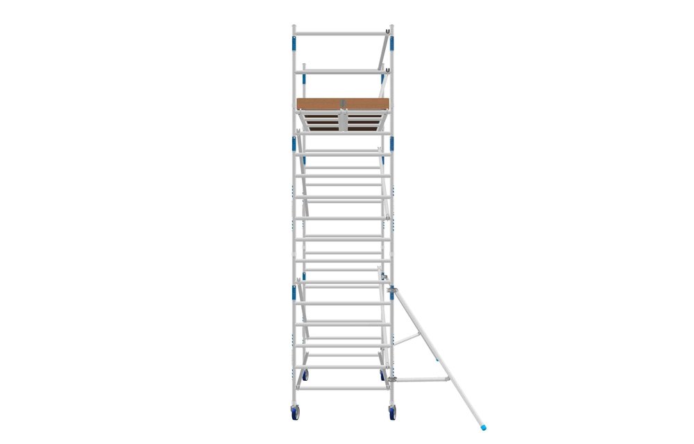Basic rolsteiger 135 x 250 x 6,2m werkhoogte + Basic Carrier steigeraanhanger