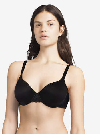 Chantelle Waltz voorgevormde bh met uitneembare push-up • Zwart •