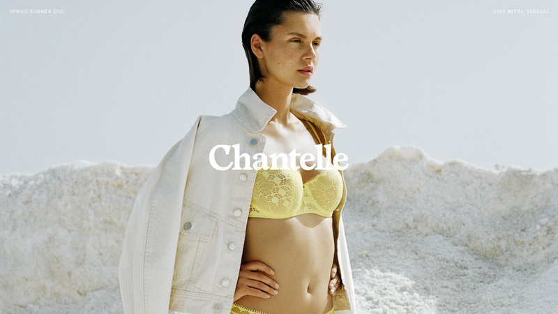 Chantelle Day to Night plunge spacer bh C15F60 OS Geel