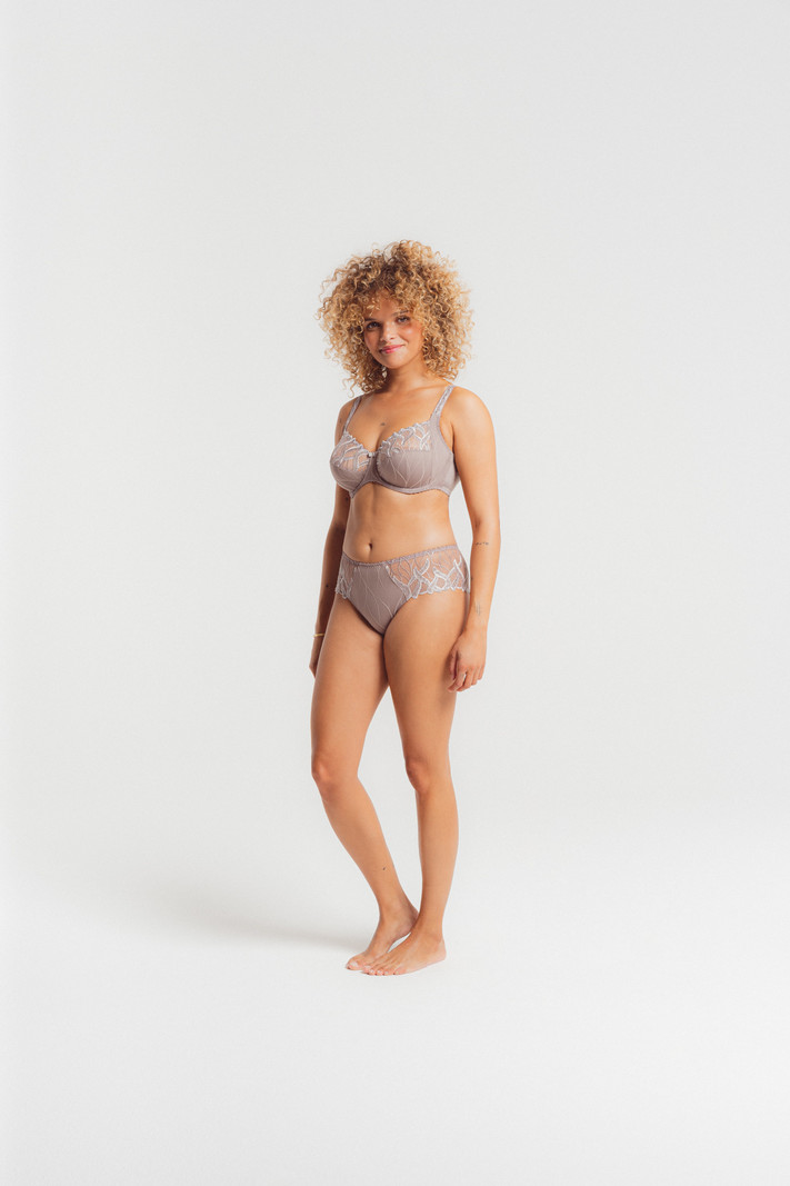 Louisa Bracq Julia 47701 volle cup-bh in Taupe