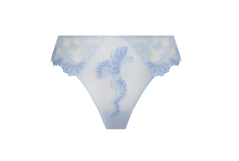 LISE CHARMEL Dressing Floral slip seduction dressing ciel/ licht blauw ACC0788 5278