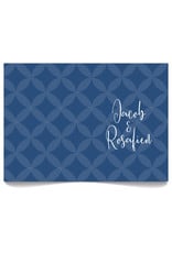 www.Robin.cards Trouwkaarten premium gevouwen rechthoek Jacob en Rosafien