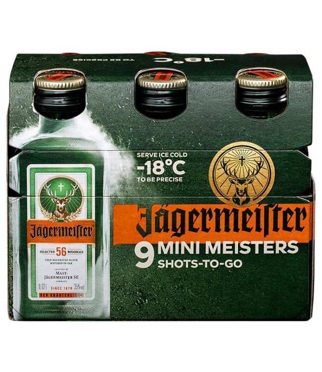 Jagermeister Mini Meister 9x2cl pack