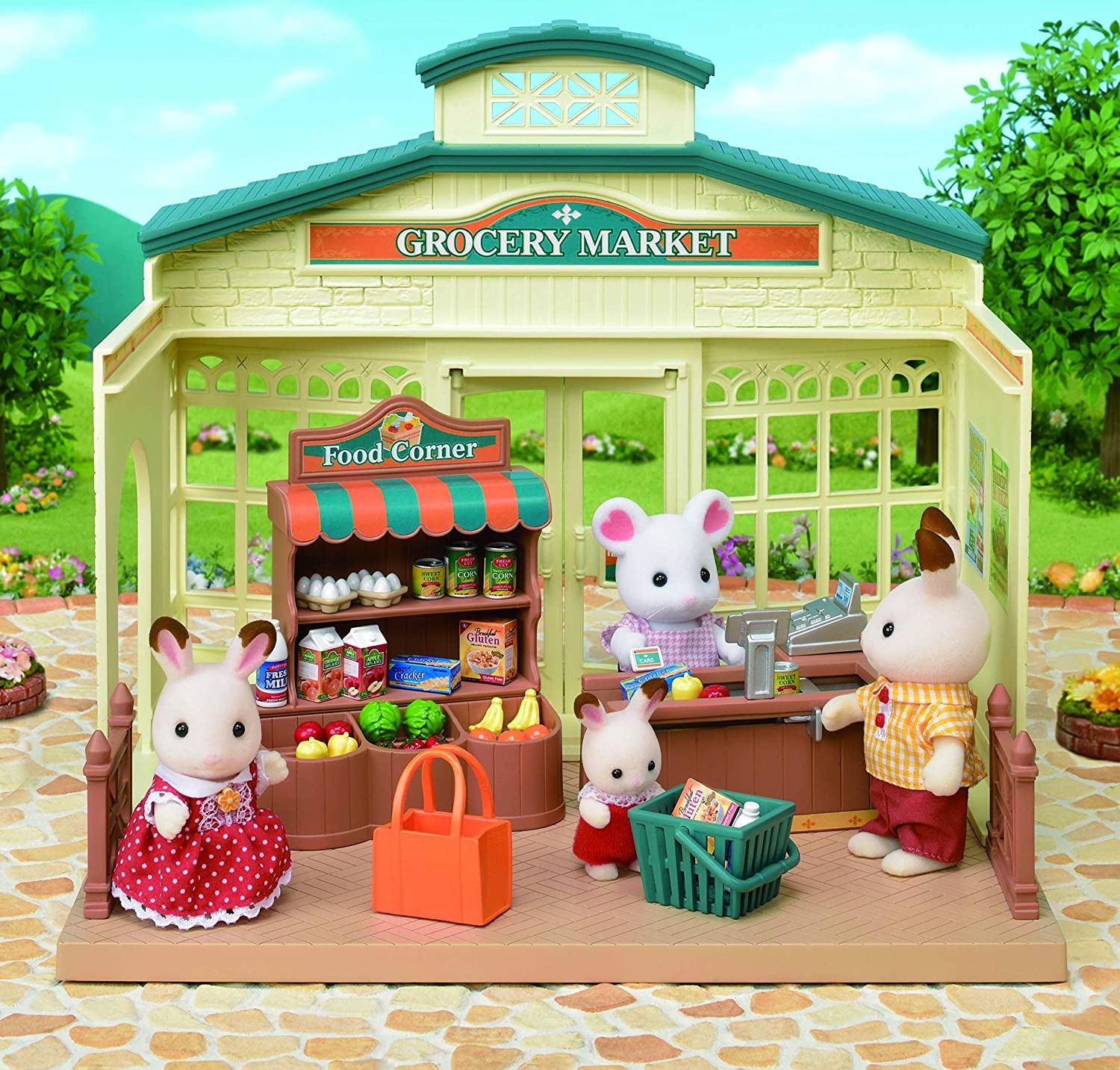 Superette Sylvanian Families - Magasin De Jeu Pour Figurines Sylvanian, Super Mignon !