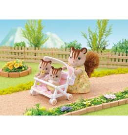 Sylvanian Families Dubbele kinderwagen