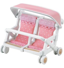 Sylvanian Families Dubbele kinderwagen (4533)