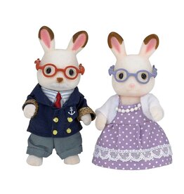 Sylvanian Families Opa en Oma Chocoladekonijn (5190)