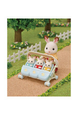 Sylvanian Families Wandelwagen drieling (5533)