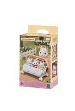 Sylvanian Families Wandelwagen drieling (5533)