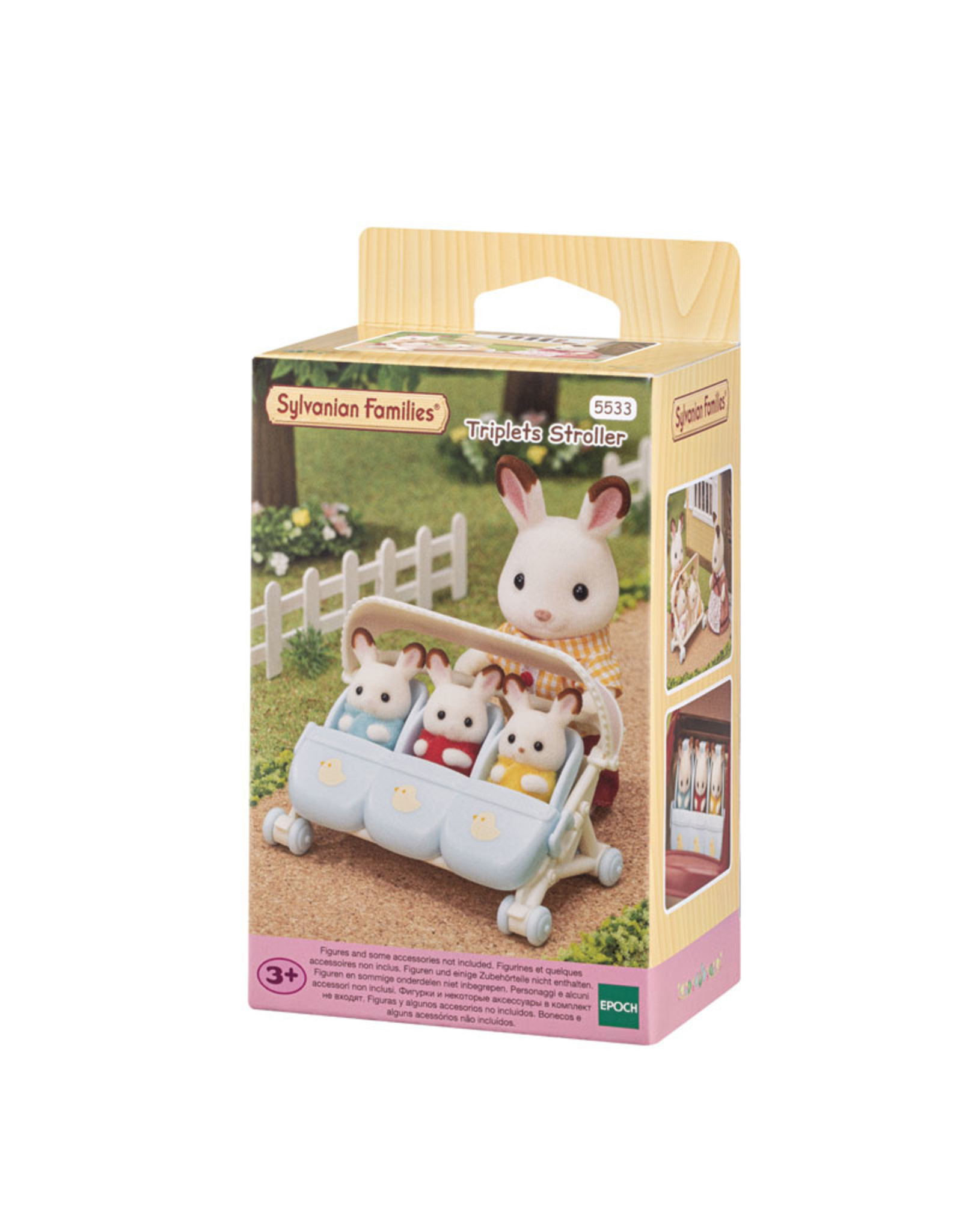 Sylvanian Families Wandelwagen drieling (5533)