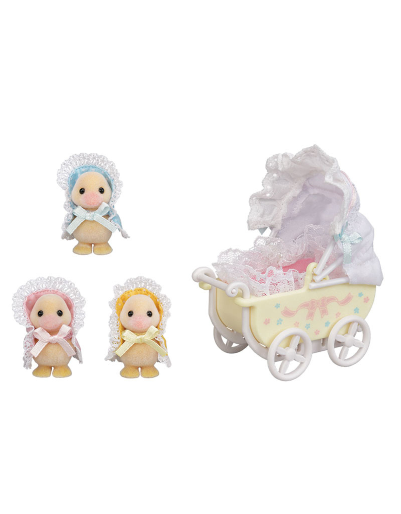 Sylvanian Families Eendjes drieling met Kinderwagen (5601)