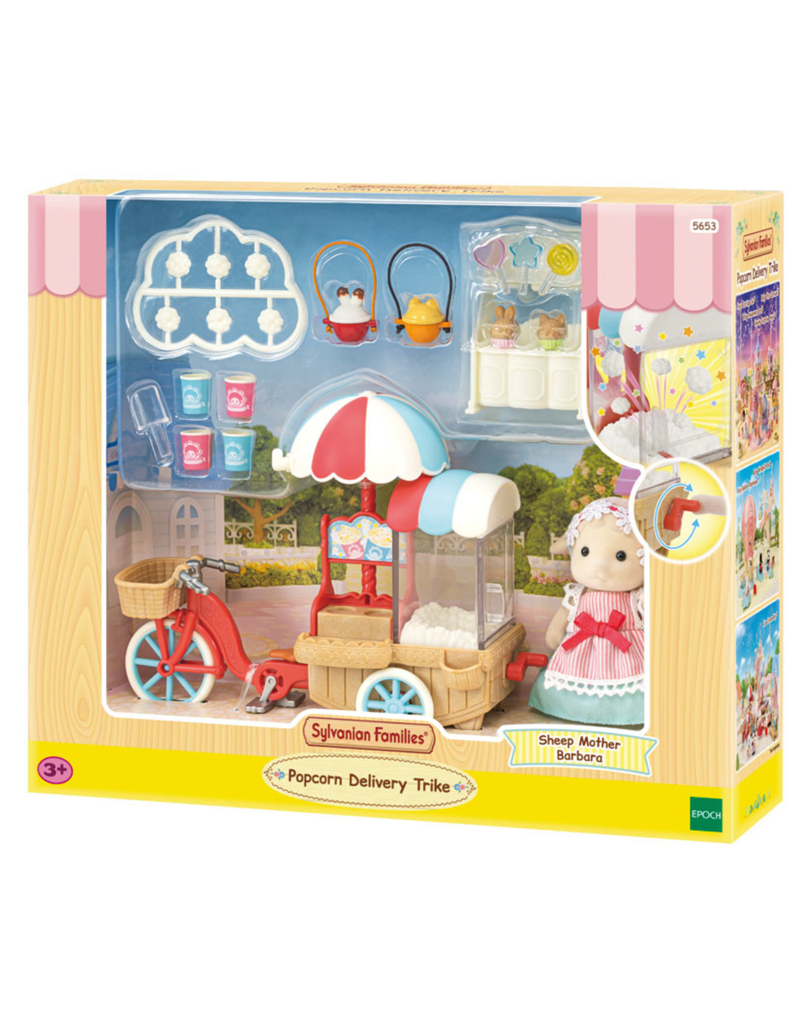 Sylvanian Families Popcornwagen met moeder Schaap