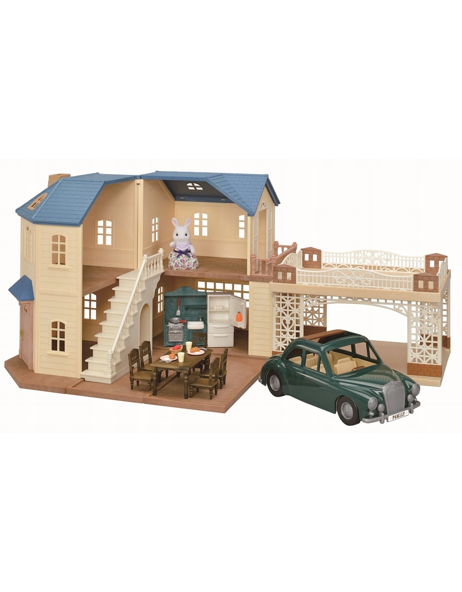 Sylvanian Families Groot huis met Carport Cadeauset