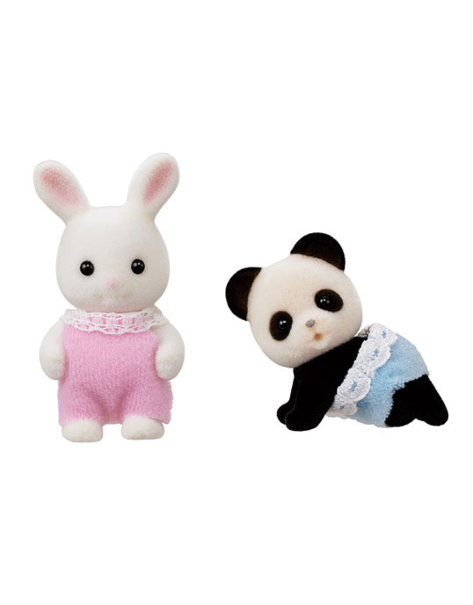 Sylvanian Families Speelkamer- Baby Panda & sneeuwwitkonijn (5709)