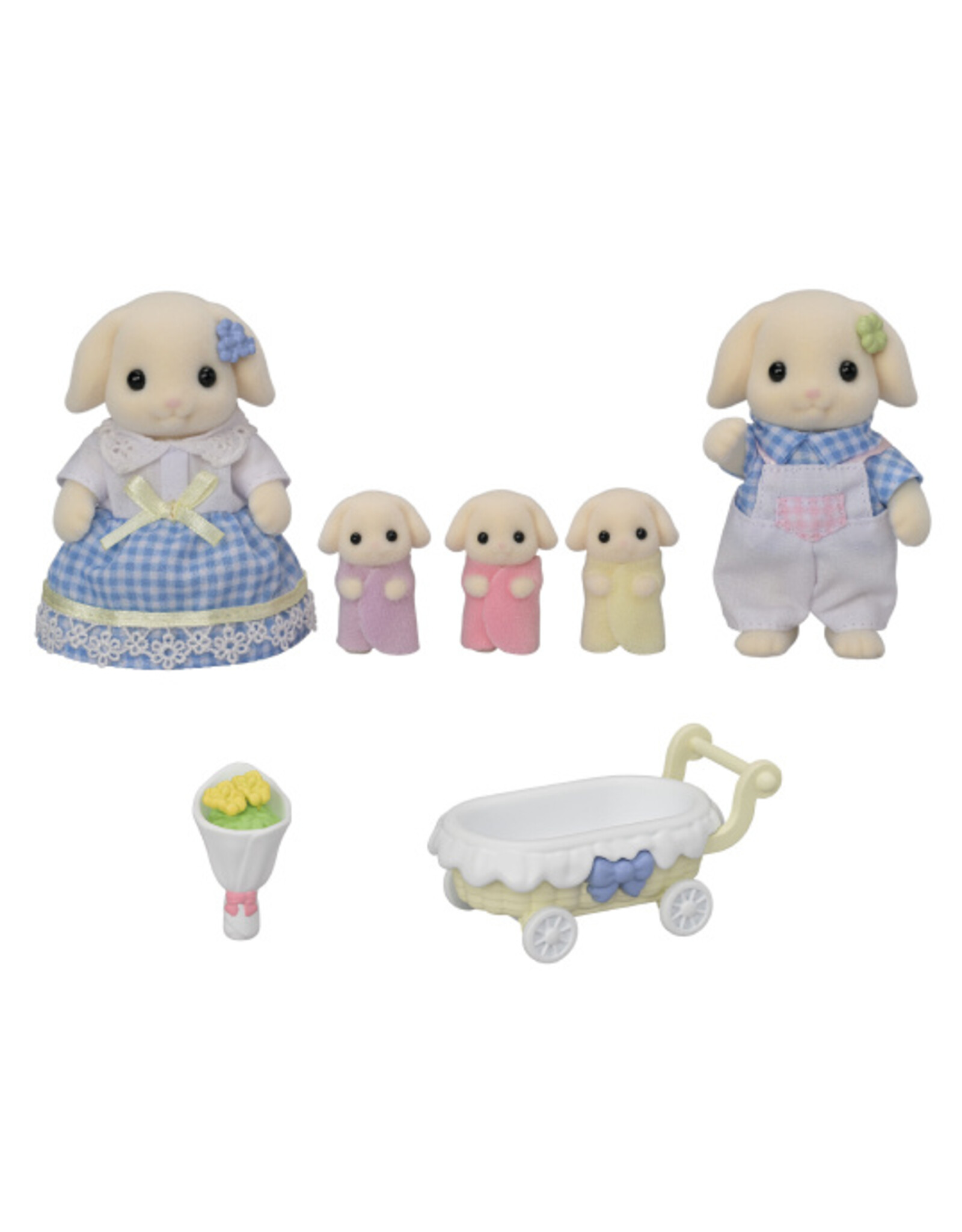 Sylvanian Families Familie bloemen hangoor konijn