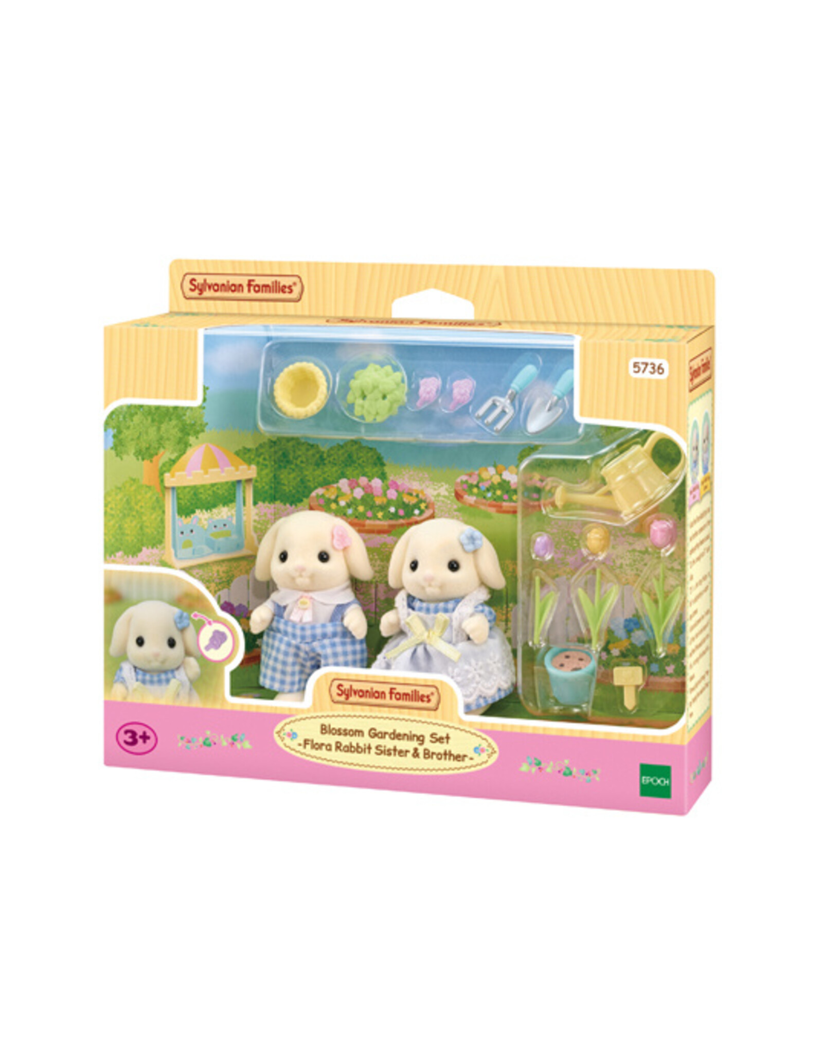Sylvanian Families Bloemen hangoorkonijn broer&zus (5736)