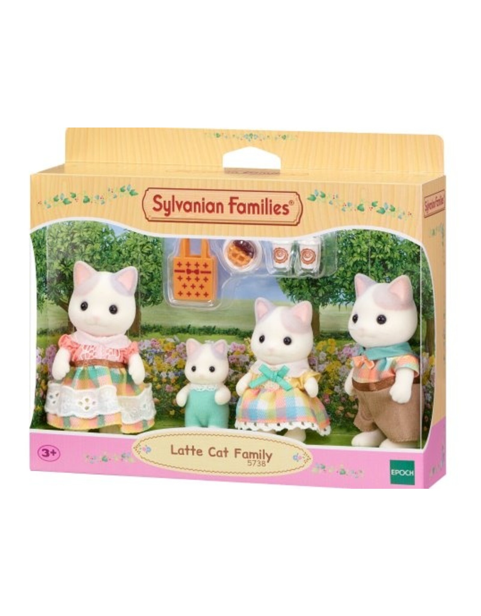 Sylvanian Families Familie Latte kat