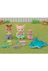 Sylvanian Families Trio Peutervriendjes-zwembad fun