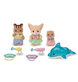Sylvanian Families Trio Peutervriendjes-zwembad fun (5749)