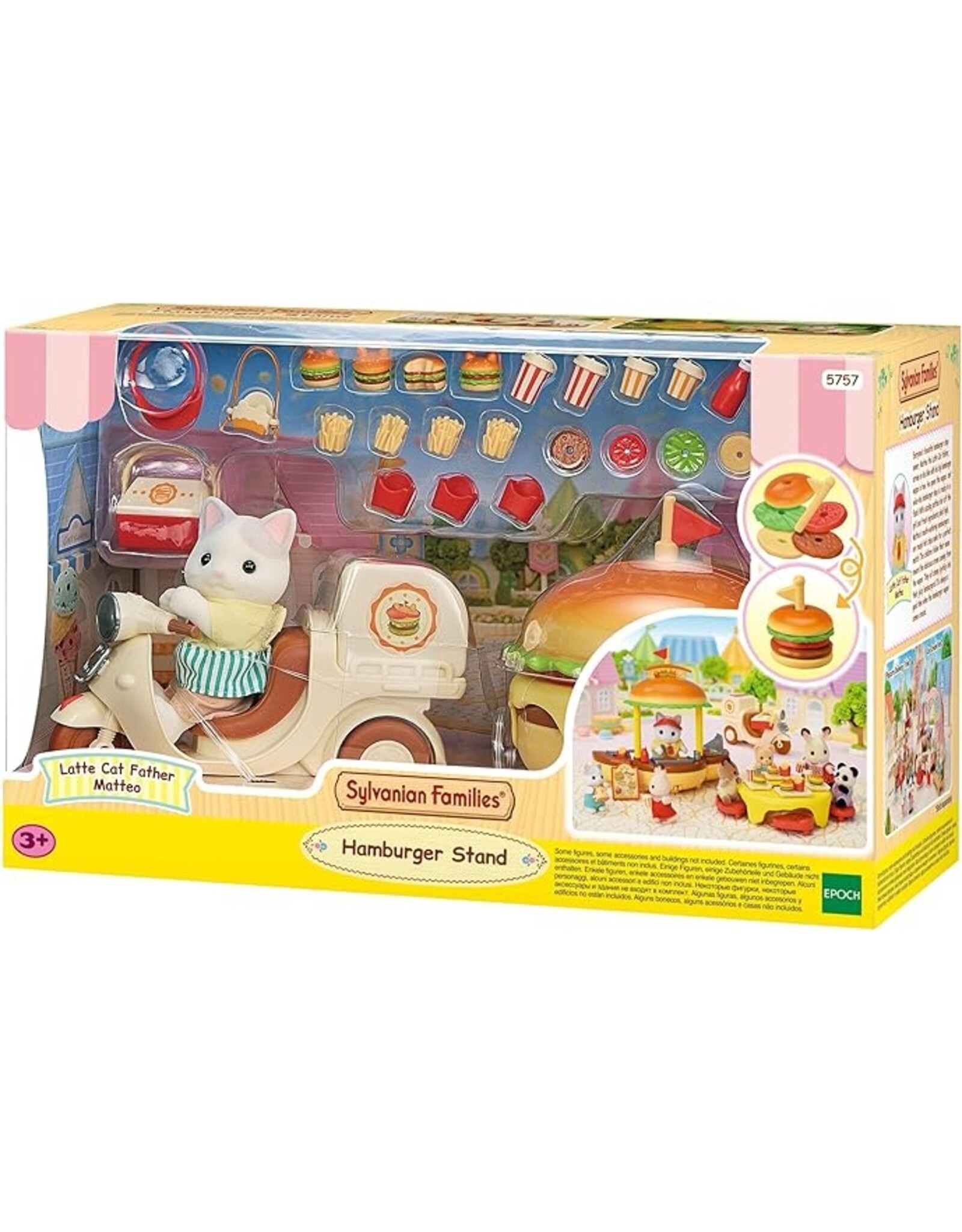 Sylvanian Families Hamburgerkraam met scooter (5757)