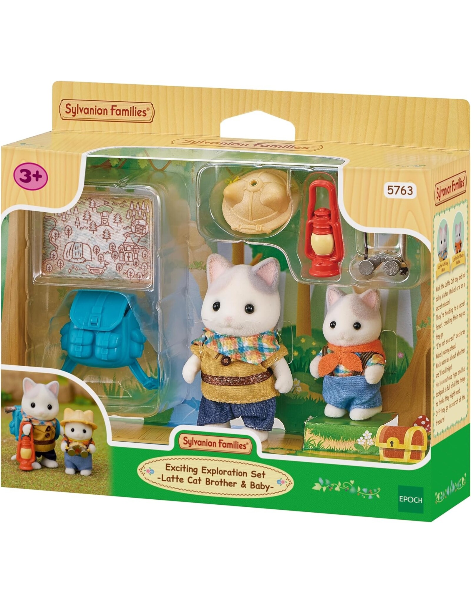 Sylvanian Families Duo avonturiers latte kat (5763)
