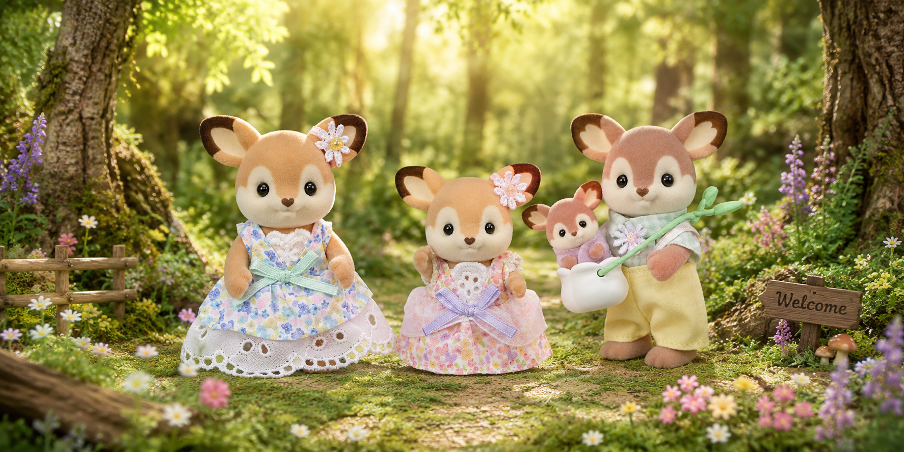 Familie hert