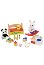 Sylvanian Families Speelkamer- Baby Panda & sneeuwwitkonijn (5709)