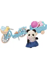 Sylvanian Families Fiets en Schaatsset Panda meisje (5652)