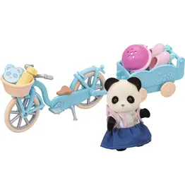 Sylvanian Families Fiets en Schaatsset Panda meisje (5652)