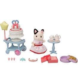 Sylvanian Families Feest speelset-Tuxedo kat meisje (5646)