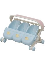 Sylvanian Families Wandelwagen drieling (5533)