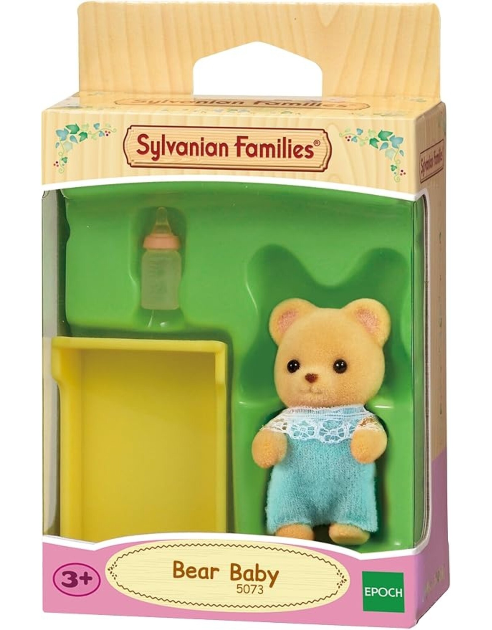 Sylvanian Families Baby beer met bedje en flesje (5073)