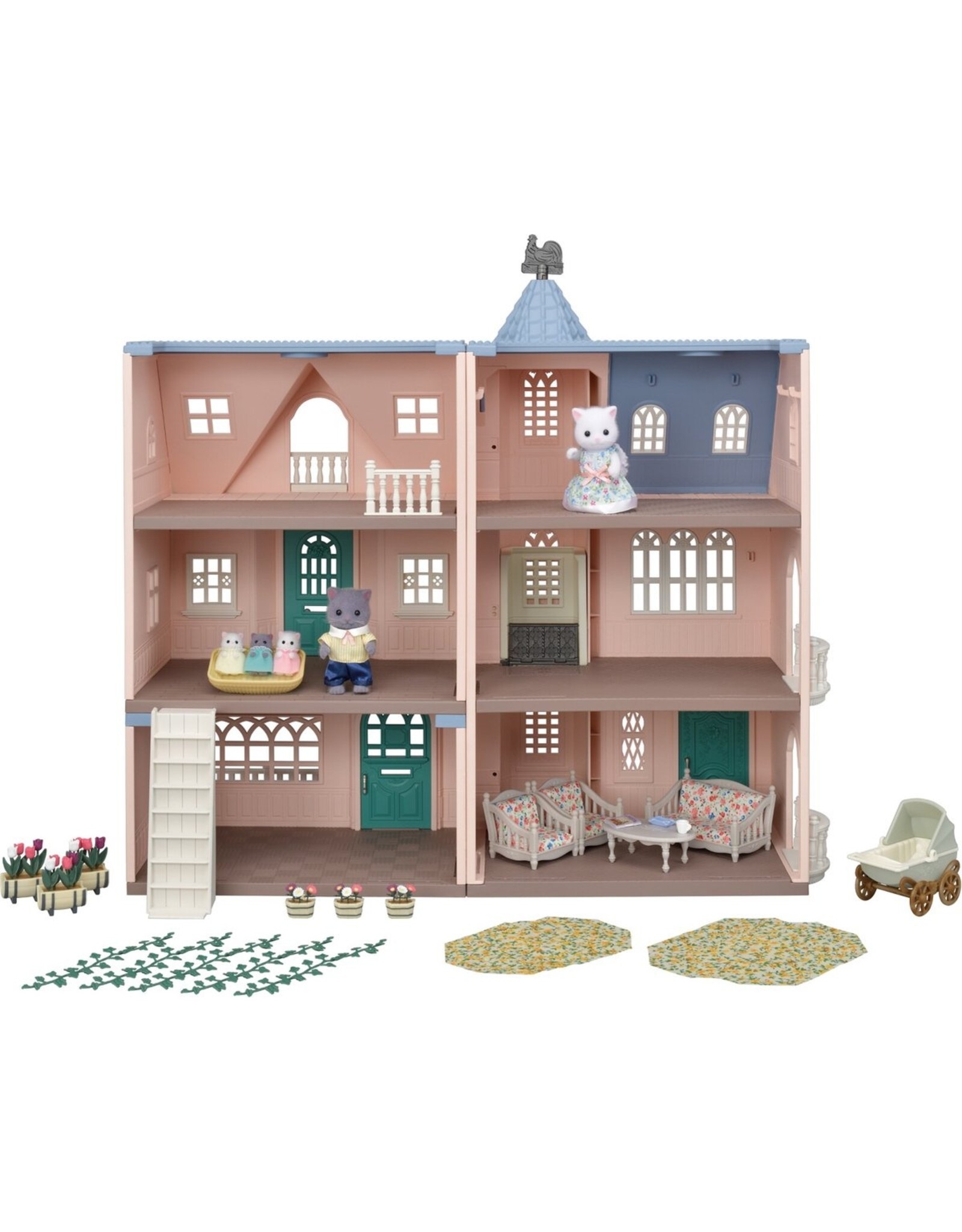 Sylvanian Families 3 huizen met accessoires Jubileum Set 35 jaar (5521)