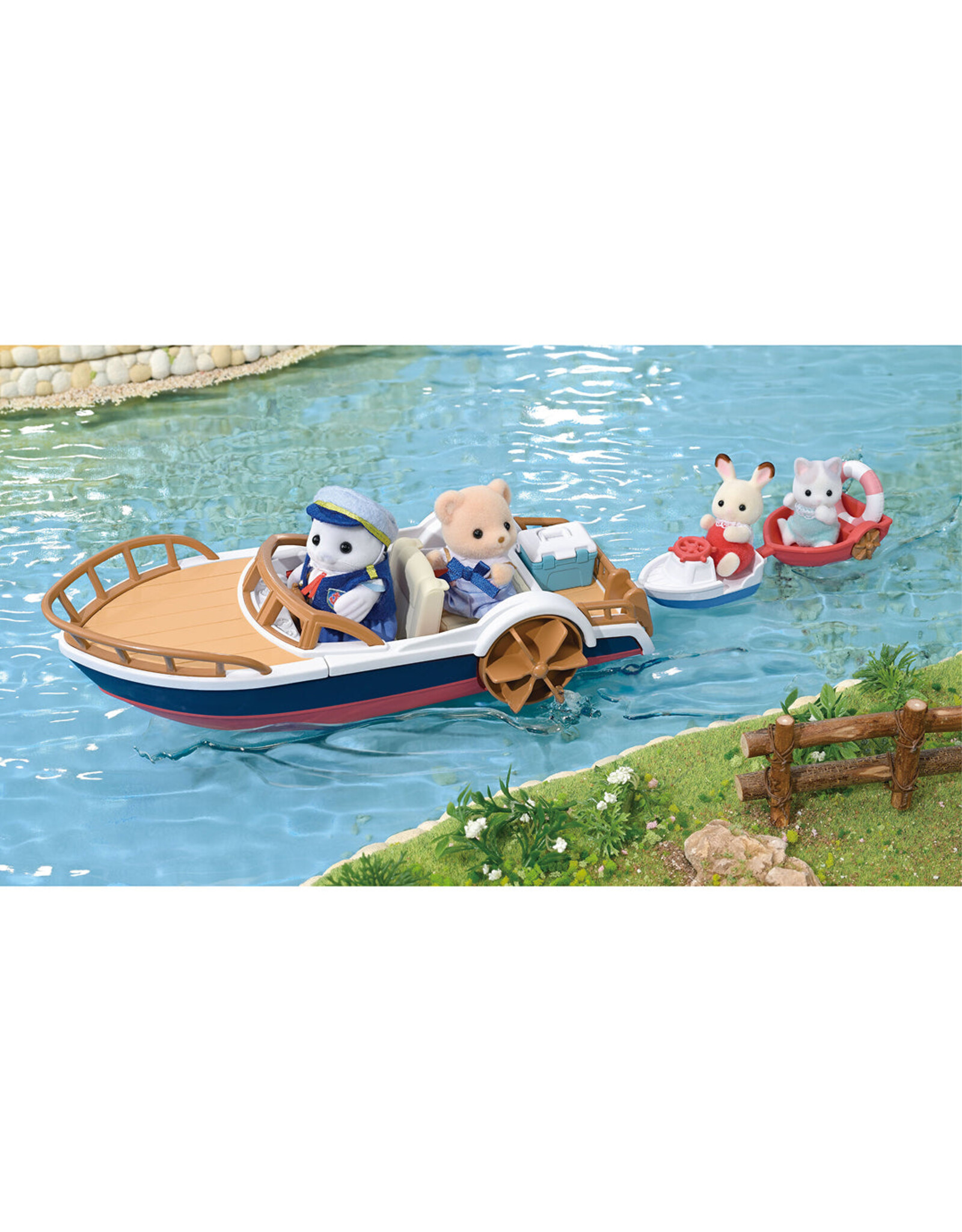 Sylvanian Families Recratieboot met Zeehond