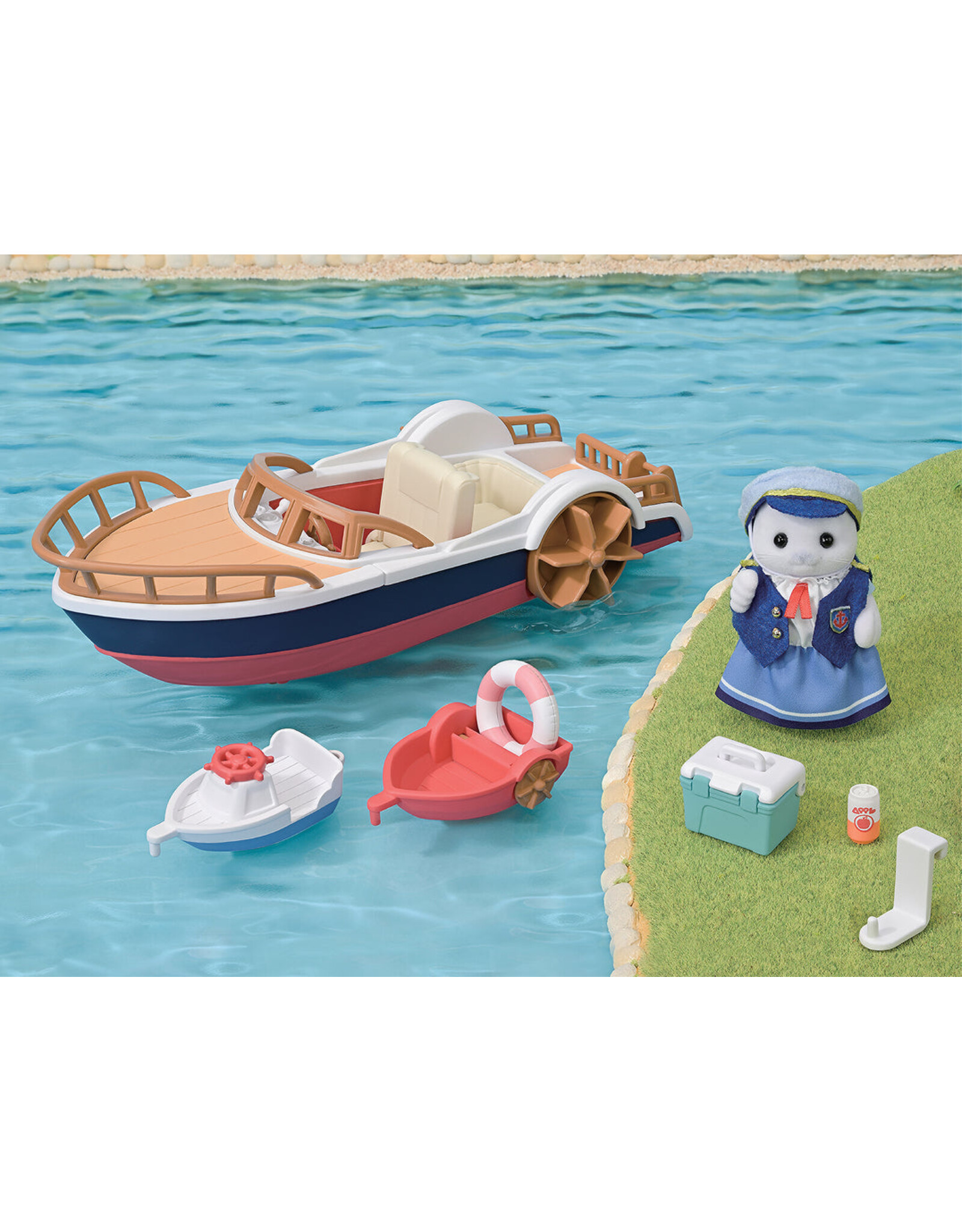 Sylvanian Families Recratieboot met Zeehond