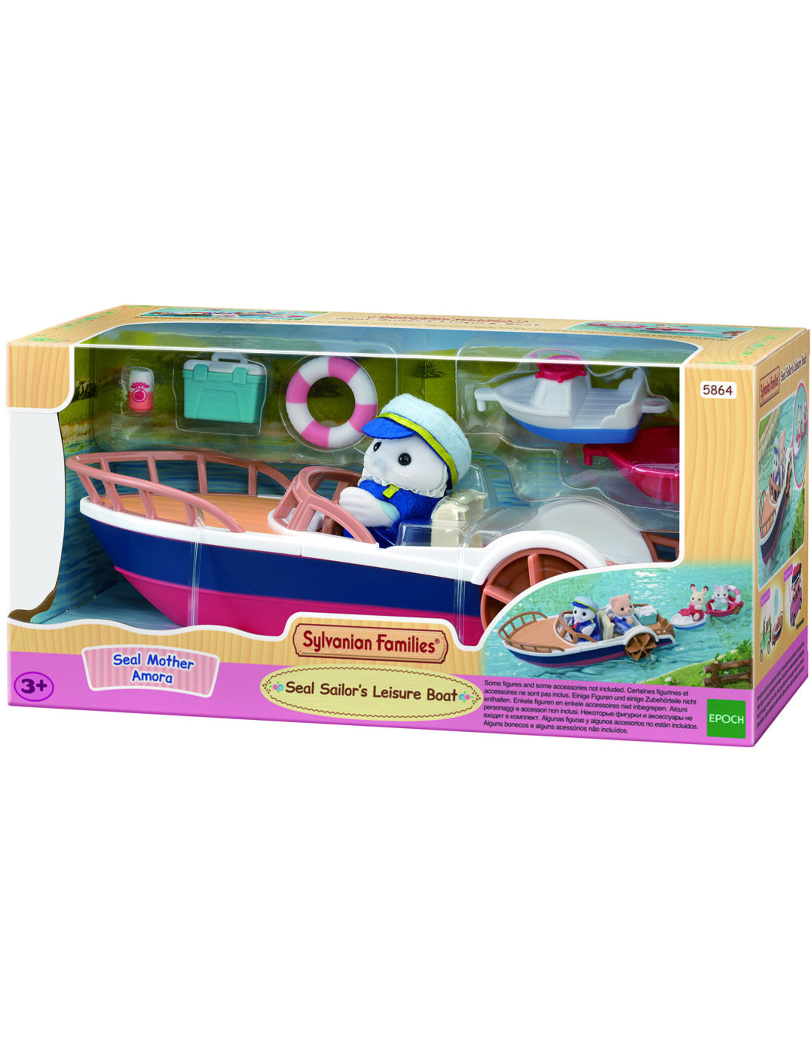 Sylvanian Families Recratieboot met Zeehond