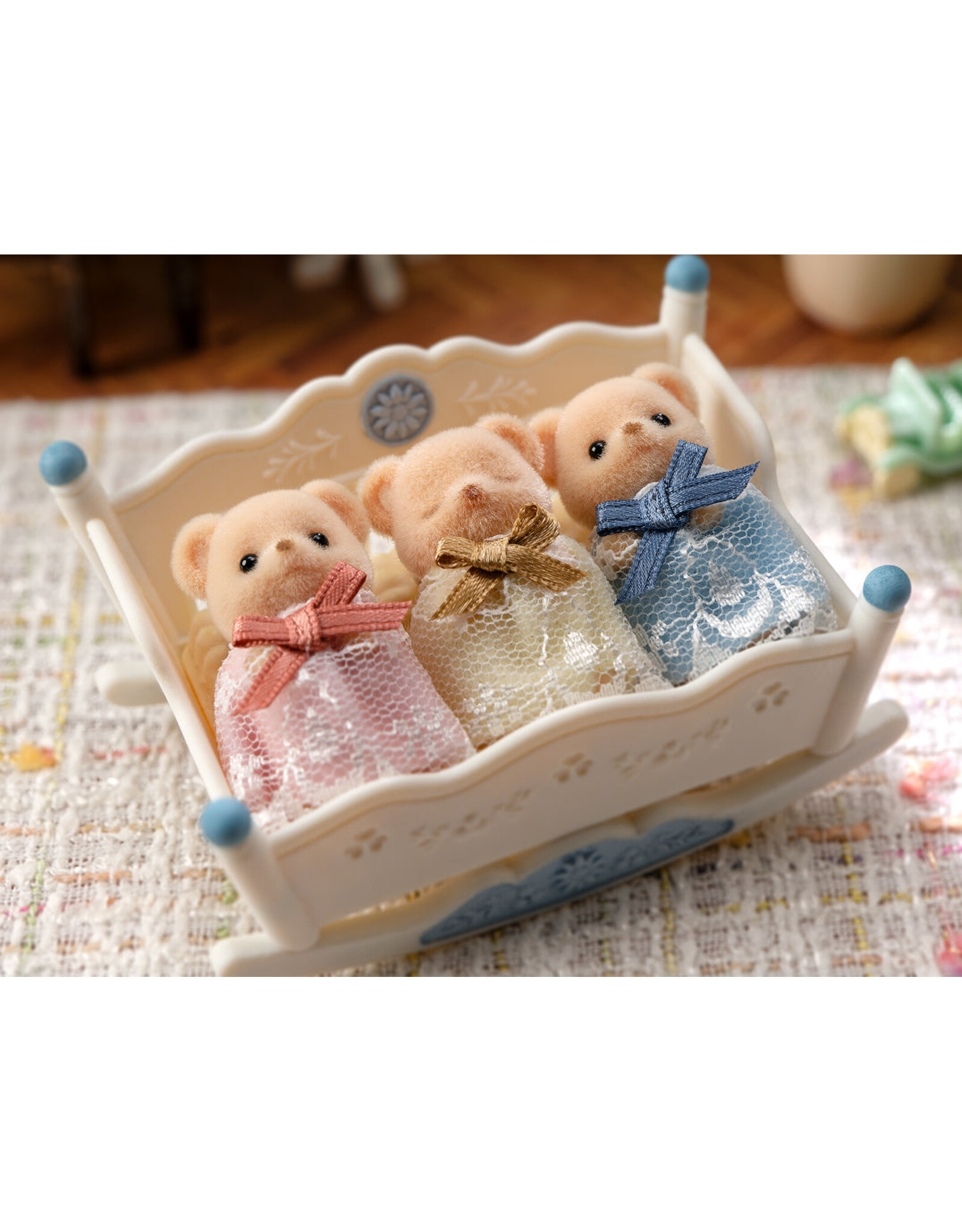 Sylvanian Families Drieling slapende Biscuit beer (5866)