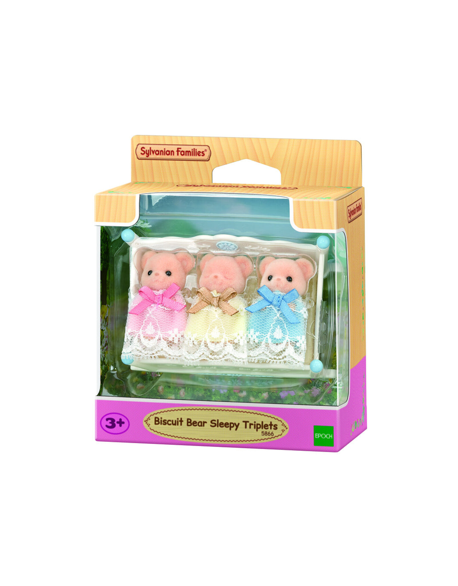 Sylvanian Families Drieling slapende Biscuit beer (5866)