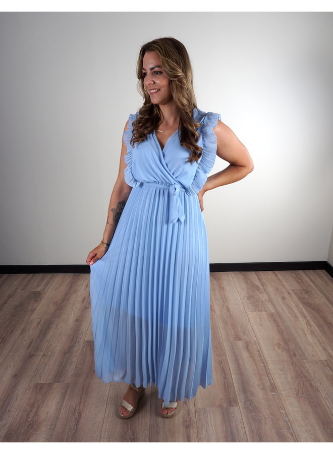 Maxi Jurk Ise Licht Blauw