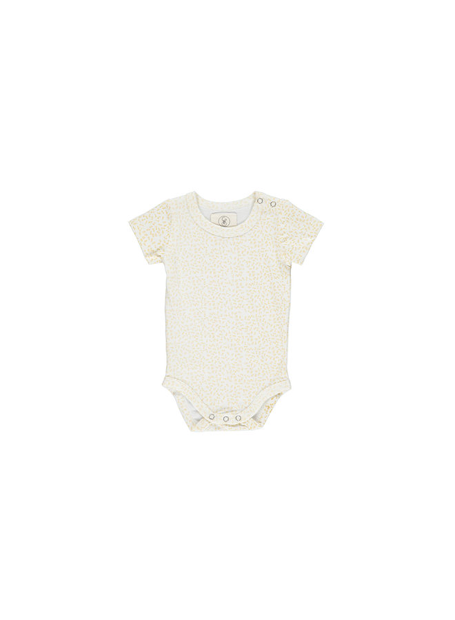 Gro Company Romper Atlas Warm White/Ginger Root