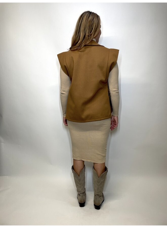 Gilet Nienke Camel