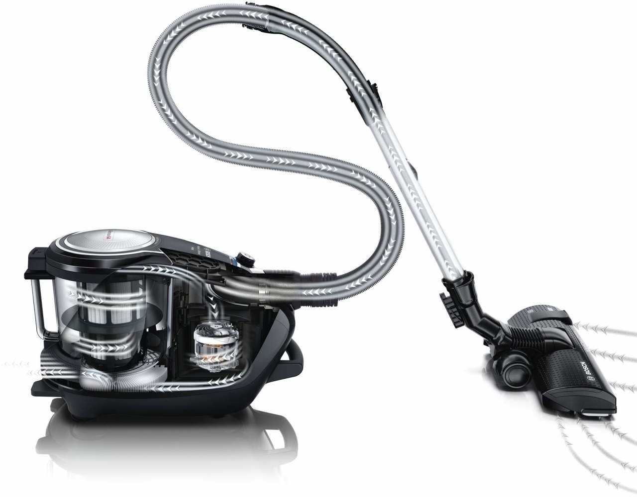 Bosch Bosch Prosilence BGS7SIL64 - Stofzuiger zonder zak Bosch Bosch Prosilence BGS7SIL64 - Stofzuiger zonder zak