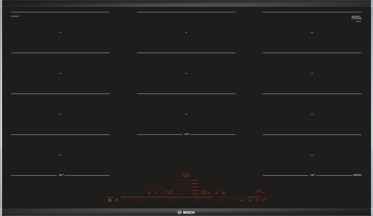 Bosch Bosch Serie 8 PXX975DC1E - Inductiekookplaat Bosch Bosch Serie 8 PXX975DC1E - Inductiekookplaat