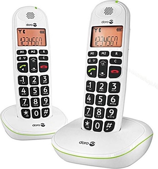 Doro PhoneEasy 100W Duo Dect Telefoon