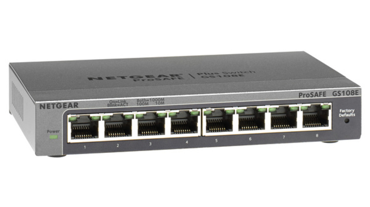 Netgear Netgear GS108E-300PES Netwerk switch - Netwerk switch Netgear Netgear GS108E-300PES Netwerk switch - Netwerk switch