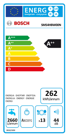 Bosch Bosch EXCLUSIV SMS4HBW00N - Vrijstaande vaatwasser