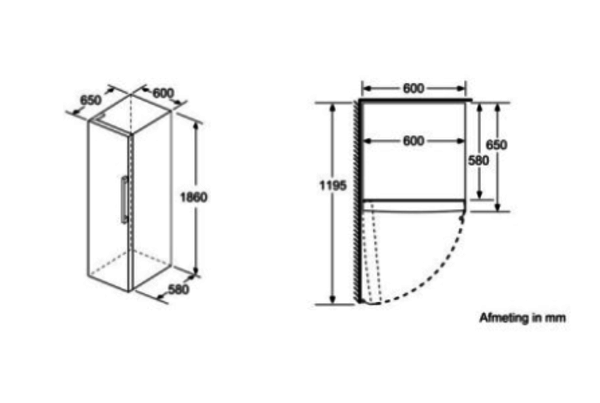 Bosch Bosch KSV36VLEP - Vrijstaande koelkast