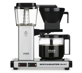Moccamaster Moccamaster KBG Select (Matt Silver) - Koffiezetapparaat