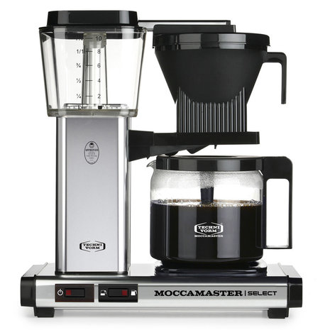 Moccamaster Moccamaster KBG Select (Polished Silver) - Koffiezetapparaat