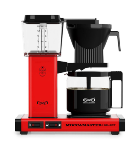 Moccamaster Moccamaster KBG Select (Red) - Koffiezetapparaat